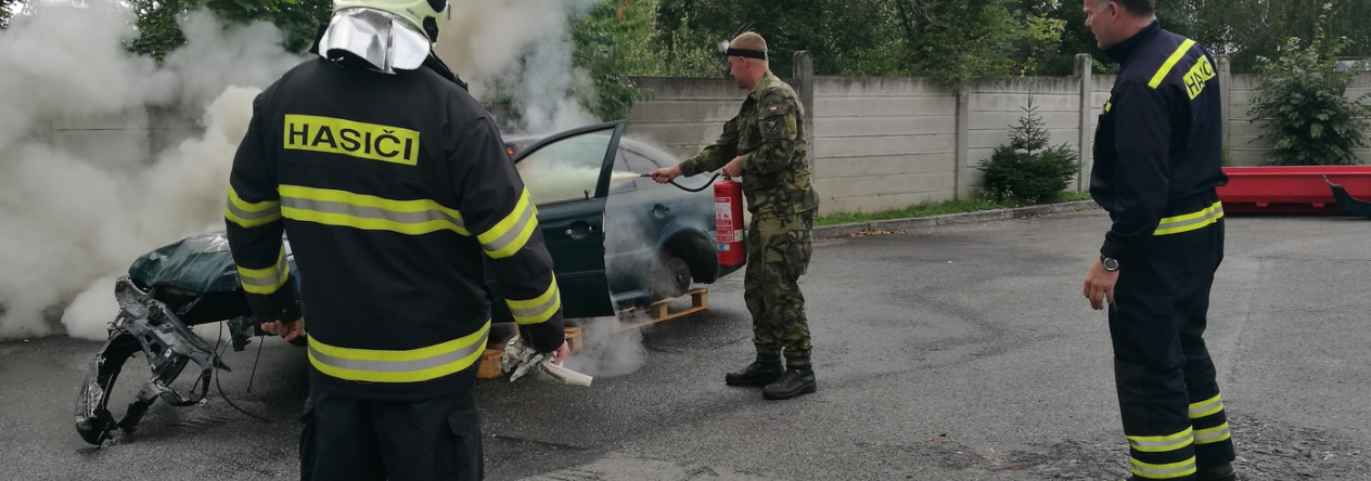 Hašení požáru malého rozsahu
