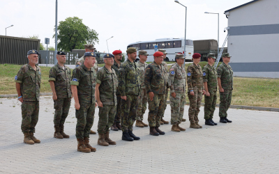 Vyvěšení portugalské vlajky 5. ÚU MN BG SVK