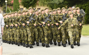 Slavnostní vojenská přísaha DVC 2025