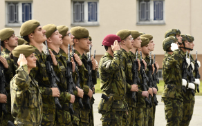 Slavnostní vojenská přísaha DVC 2025
