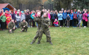 Vojáci 2.mr se podíleli na zabezpečení ukázky boje zblízka