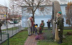 Položení věnců ke Dni válečných veteránů
