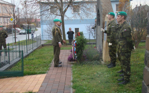 Položení věnců ke Dni válečných veteránů