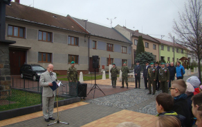 Projev starosty obce Přáslavice Čestmíra  Rochovanského