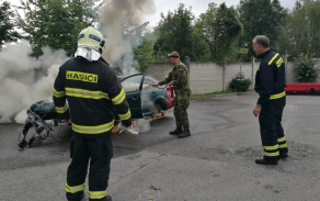 Hašení požáru malého rozsahu