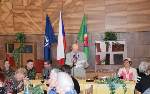 Předseda klubu vojenských důchodců pan Alois ŽÁK