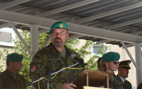 Projev velitele brigády